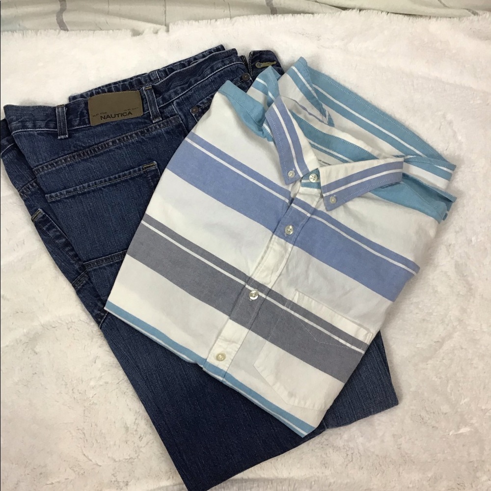 Old Navy striped shirt